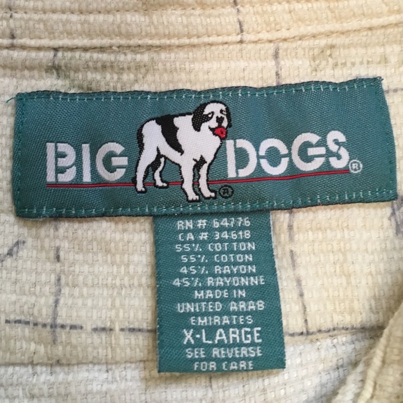 BIG DOGS Island button down shirt XL - Picture 7 of 8